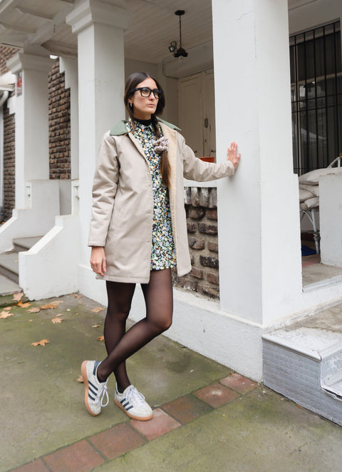 Abrigo London Mujer Beige