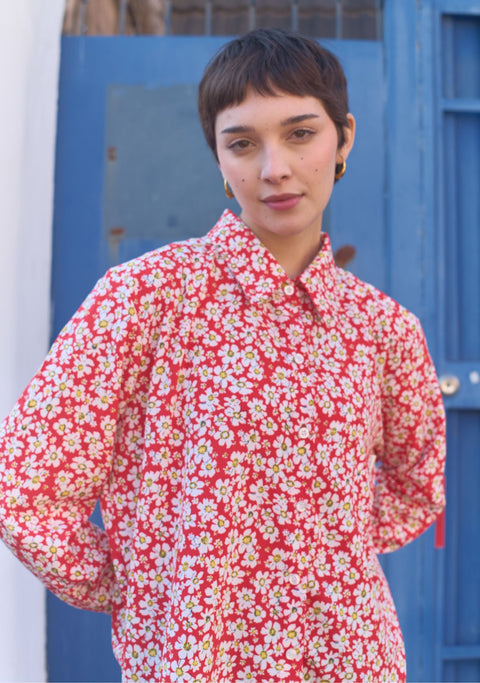 Blusa Magnolia Roja