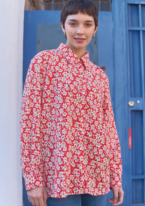 Blusa Magnolia Roja