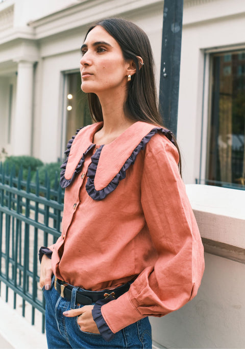 Blusa Cosmopolita Linen Daniela