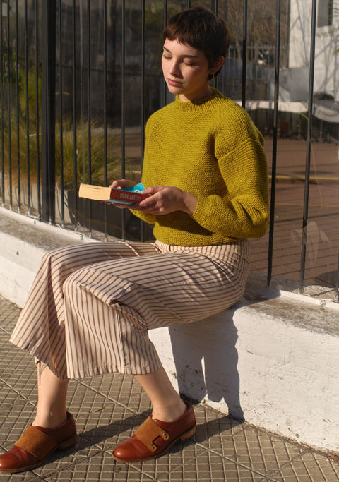 Chaleco Elisa Pistacho
