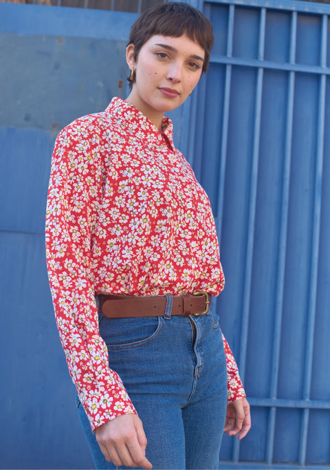 Blusa Magnolia Roja