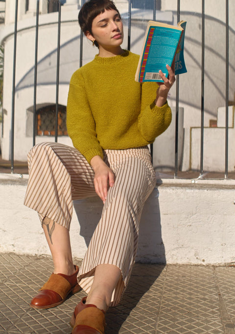 Chaleco Elisa Pistacho