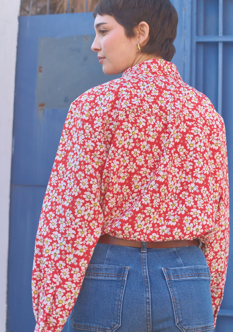 Blusa Magnolia Roja