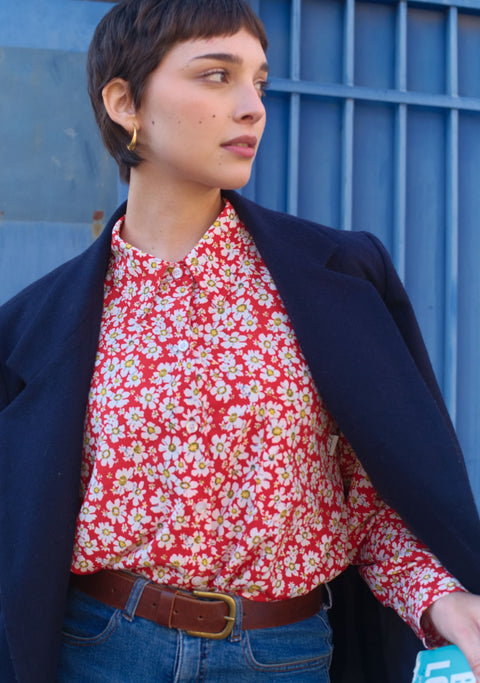 Blusa Magnolia Roja