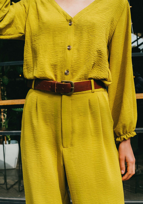 Blusa Alma Viva Pistacho
