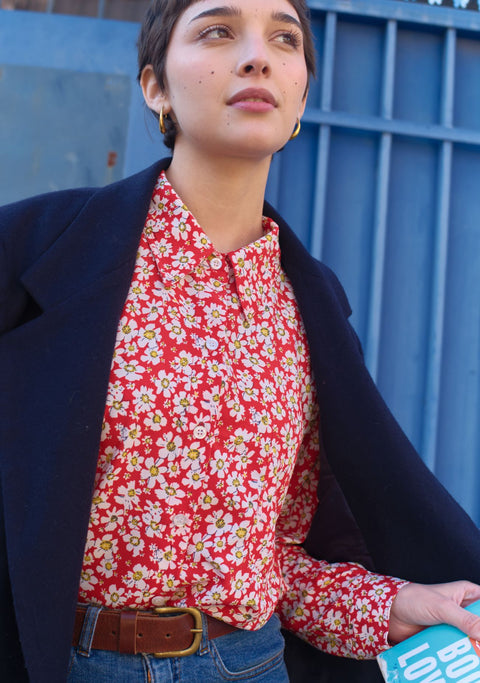 Blusa Magnolia Roja