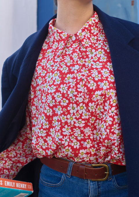 Blusa Magnolia Roja