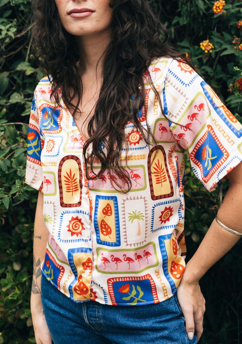 Blusa Glob Silk Amelia
