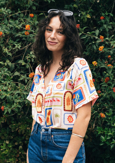 Blusa Glob Silk Amelia