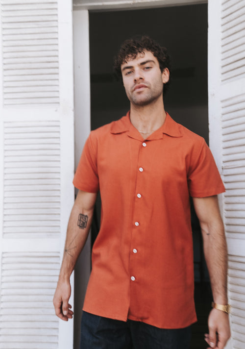 Guayabera Nosara Terracota