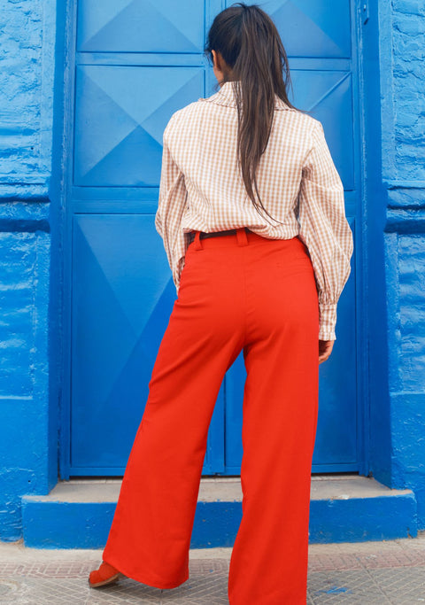 Pantalón Mujer Ester Rojo