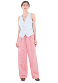 Pantalón Rayza Lineas Rojo/Blanco