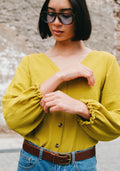 Blusa Alma Viva Pistacho