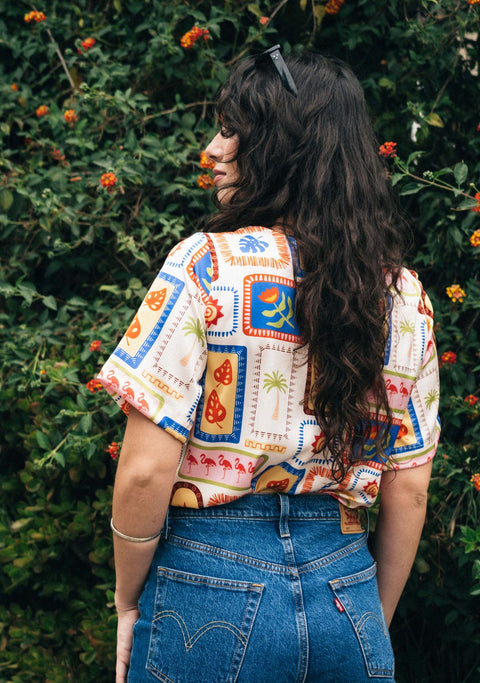 Blusa Glob Silk Amelia