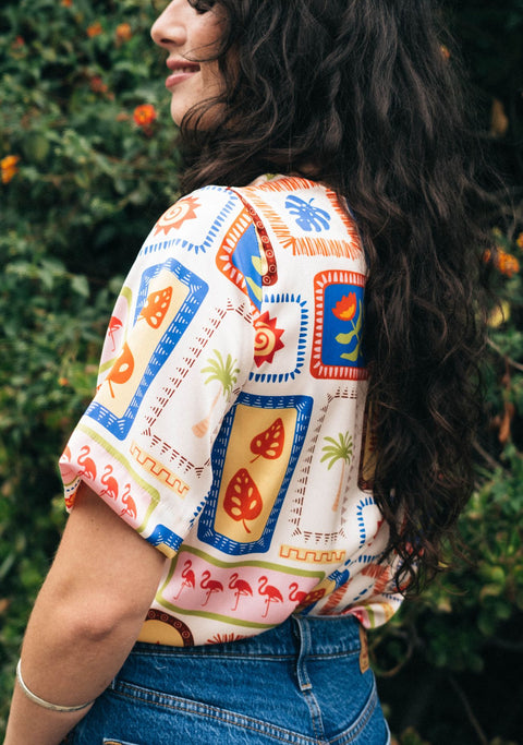 Blusa Glob Silk Amelia