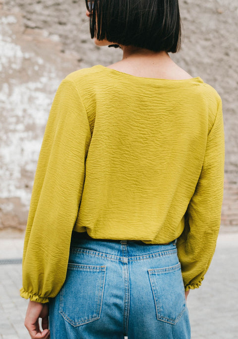 Blusa Alma Viva Pistacho