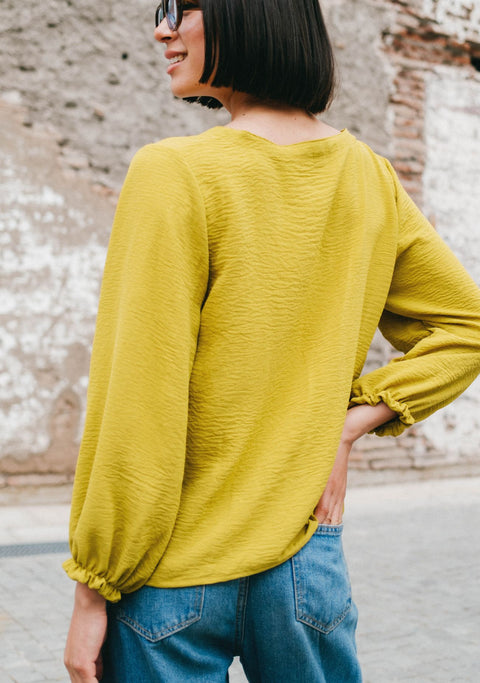 Blusa Alma Viva Pistacho