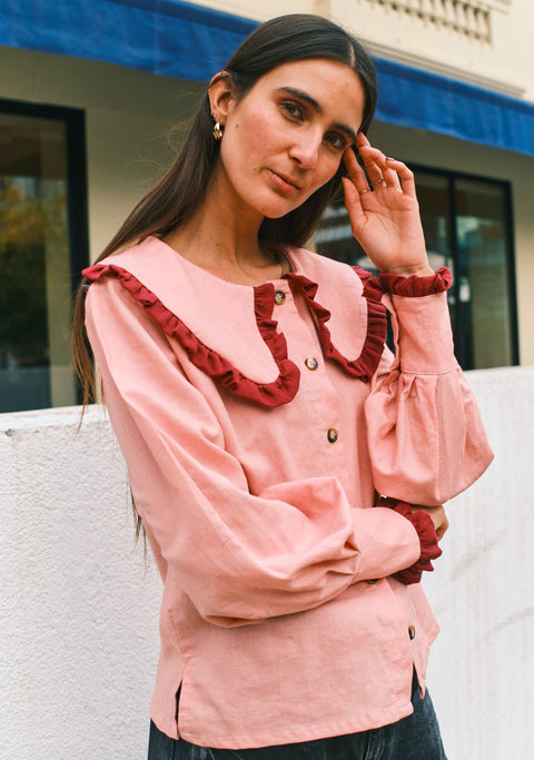 Blusa Cosmopolita Linen Emma