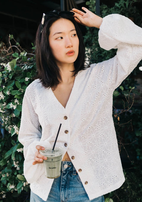 Blusa Boogie Broderie Emma