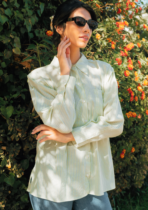 Blusa Magnolia Rayas Amarillo