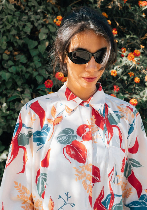 Blusa Magnolia Flores