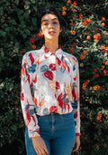 Blusa Magnolia Flores