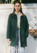 Abrigo London Mujer Verde Botella