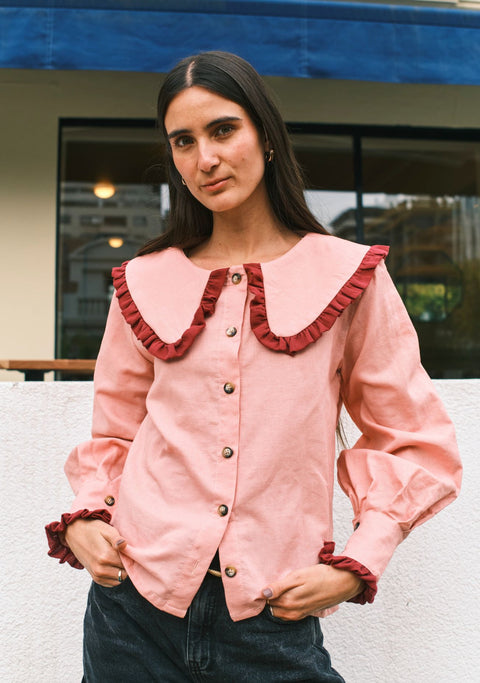 Blusa Cosmopolita Linen Emma