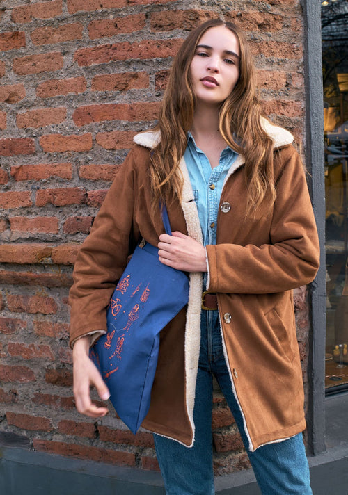 Abrigo Torva Mujer Camel