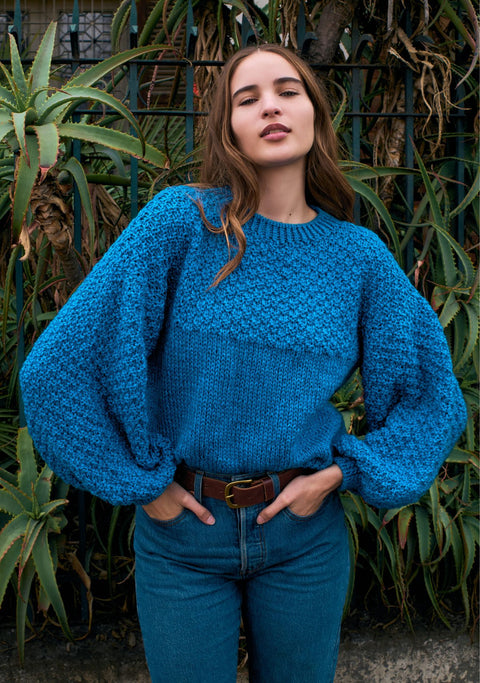Chaleco Agatha Azul Cielo