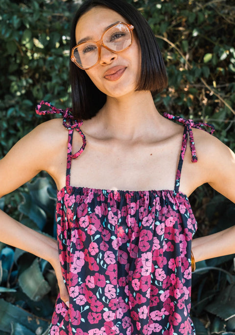 Vestido Botánica Algodón Amapola
