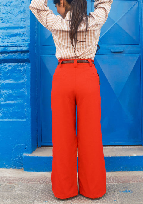 Pantalón Mujer Ester Rojo