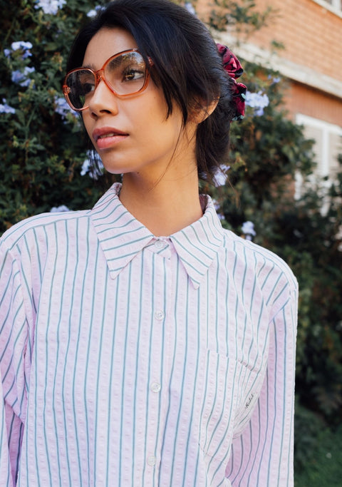 Blusa Magnolia Rayas Rosa