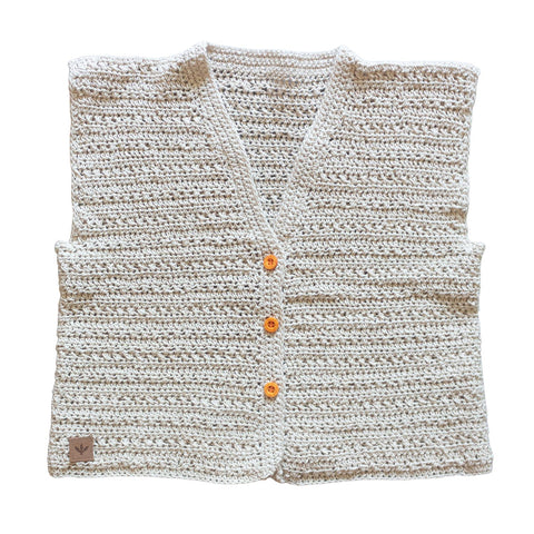 Chaleco Verano Raíces Beige