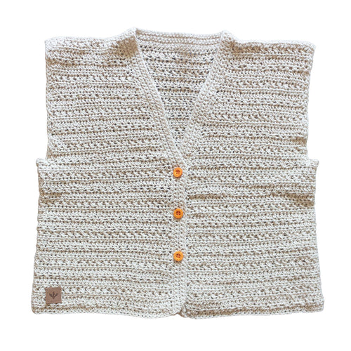 Chaleco Verano Raíces Beige