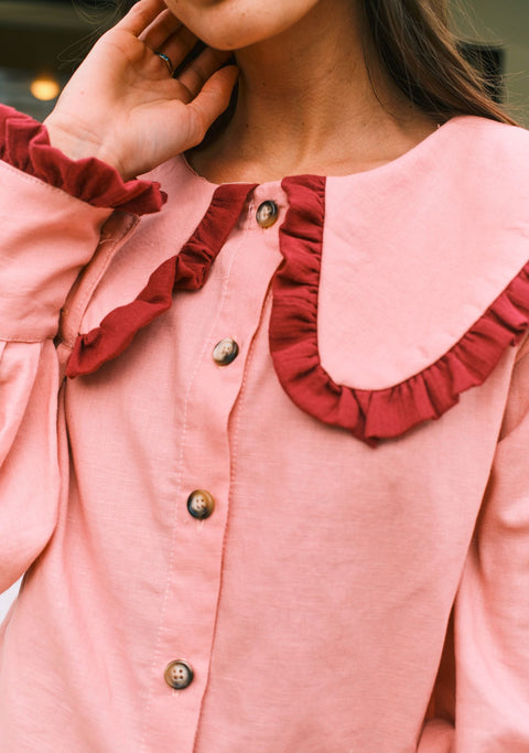 Blusa Cosmopolita Linen Emma