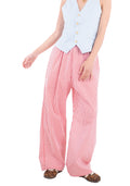 Pantalón Rayza Lineas Rojo/Blanco
