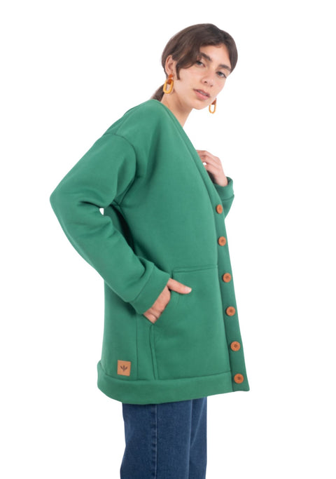 Cardigan Mujer Mimosa Verde