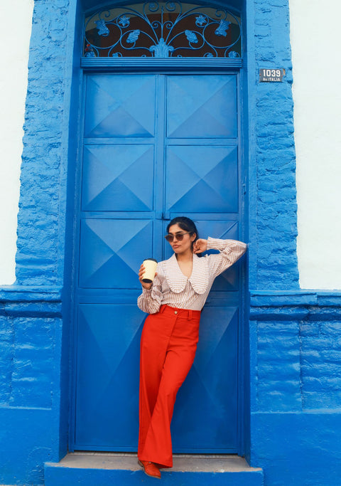 Pantalón Mujer Ester Rojo