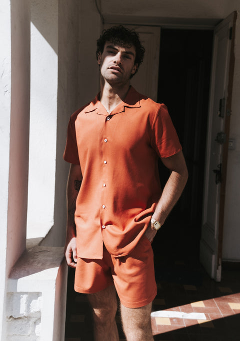 Guayabera Nosara Terracota