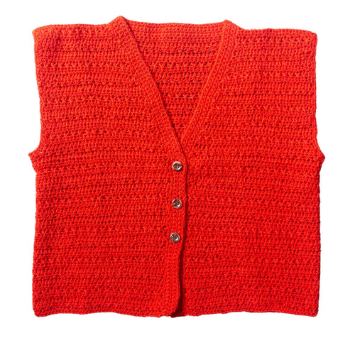 Chaleco Verano Raíces Rojo