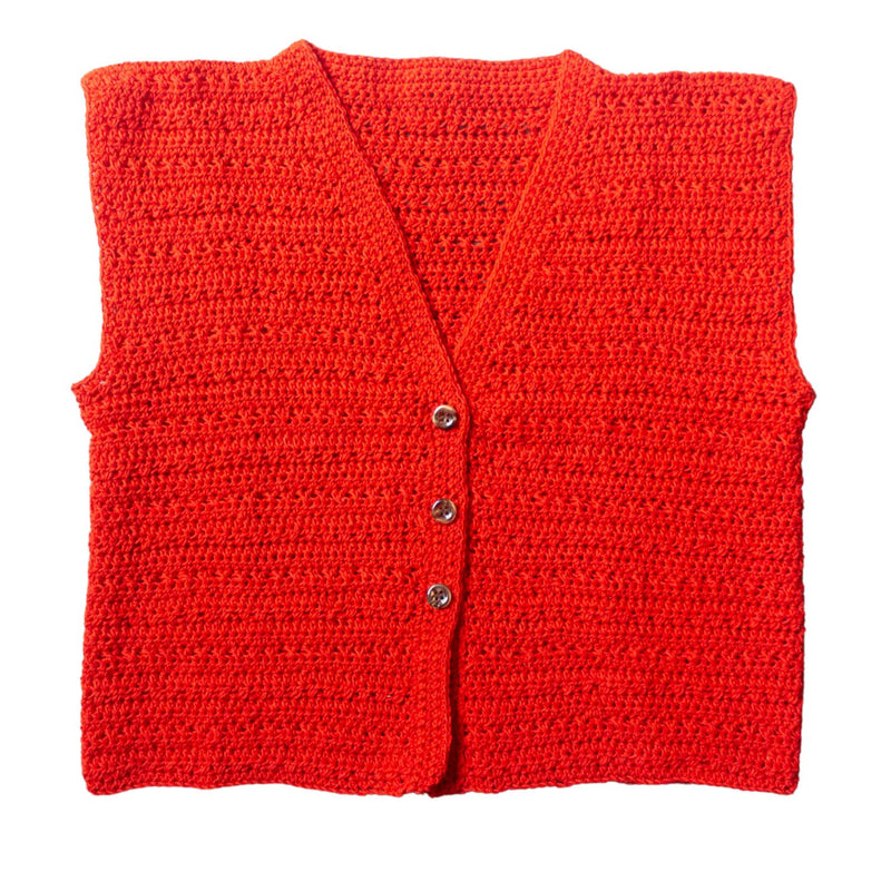 Chaleco Verano Raíces Rojo