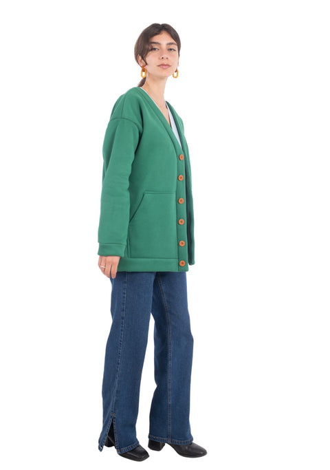 Cardigan Mujer Mimosa Verde