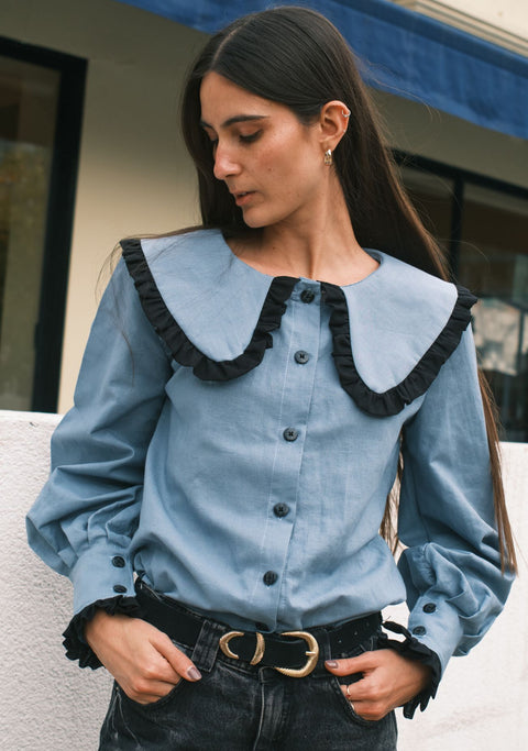 Blusa Cosmopolita Linen Martina