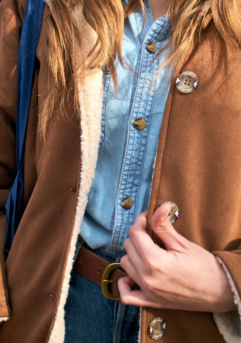 Abrigo Torva Mujer Camel