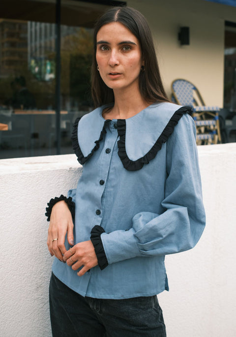 Blusa Cosmopolita Linen Martina
