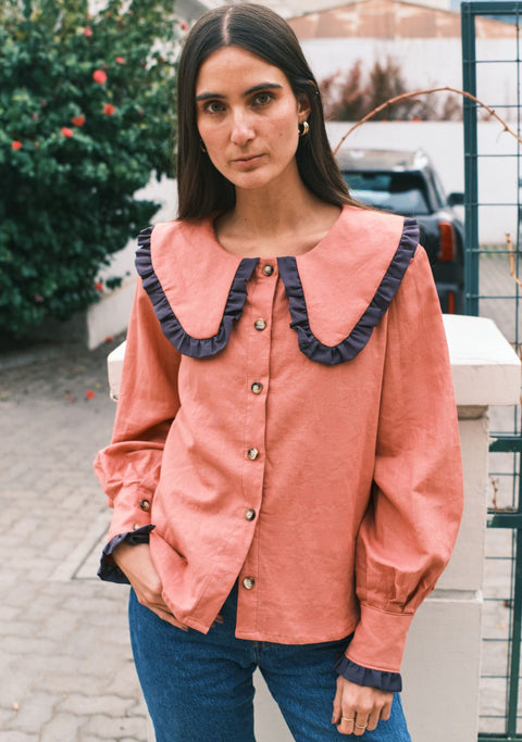 Blusa Cosmopolita Linen Daniela
