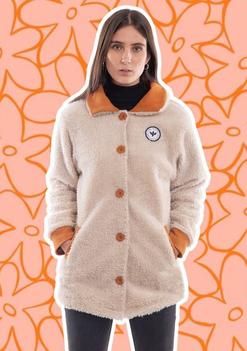 Abrigo Rupanco Mujer Camel