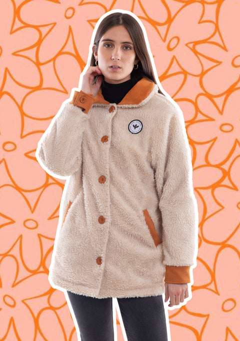 Abrigo Rupanco Mujer Camel